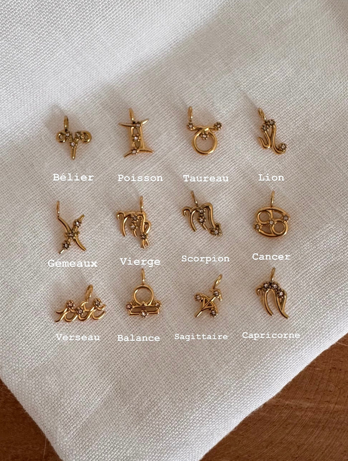 Collier signe astrologique