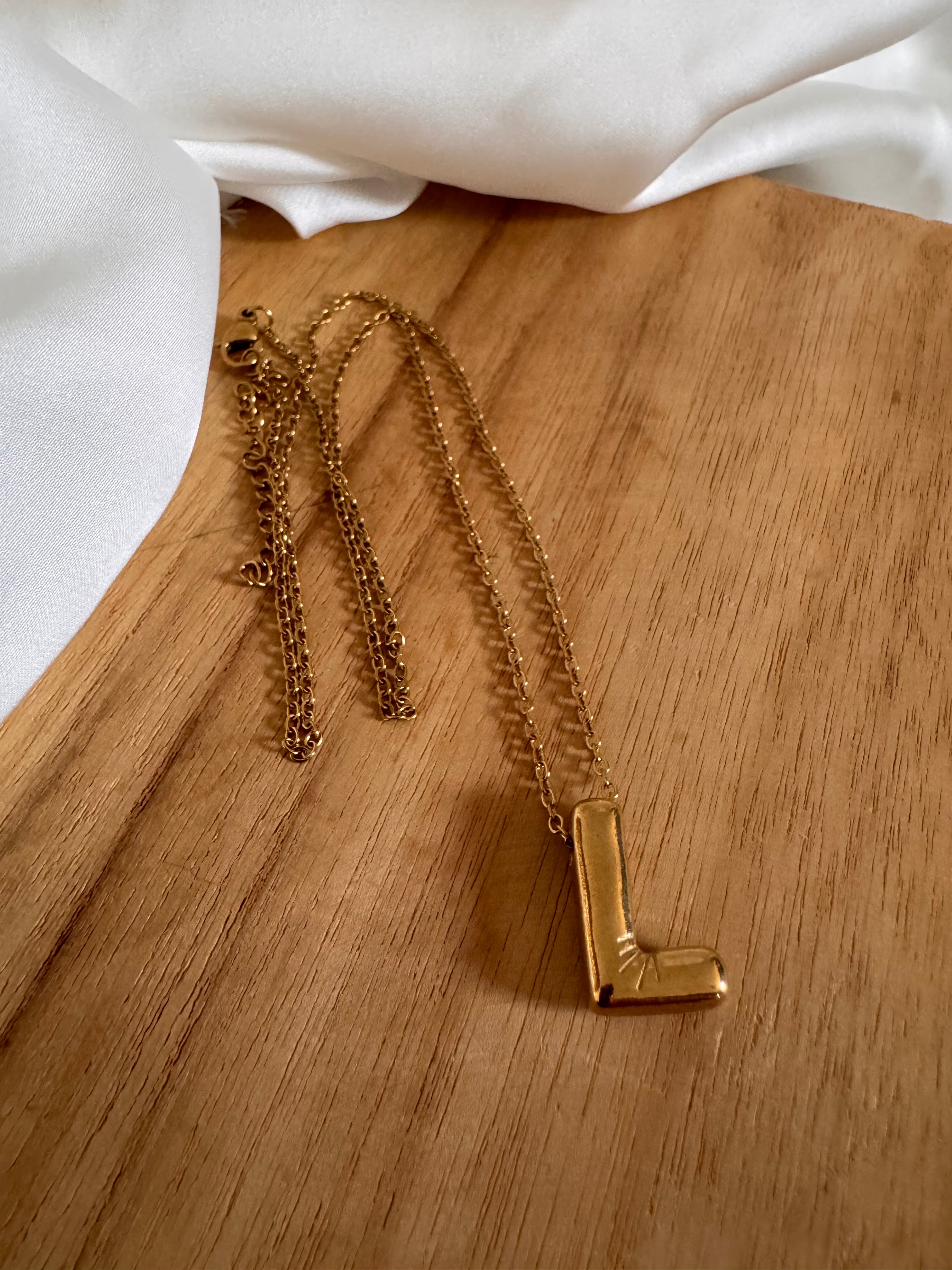 Collier Lettre Bulle