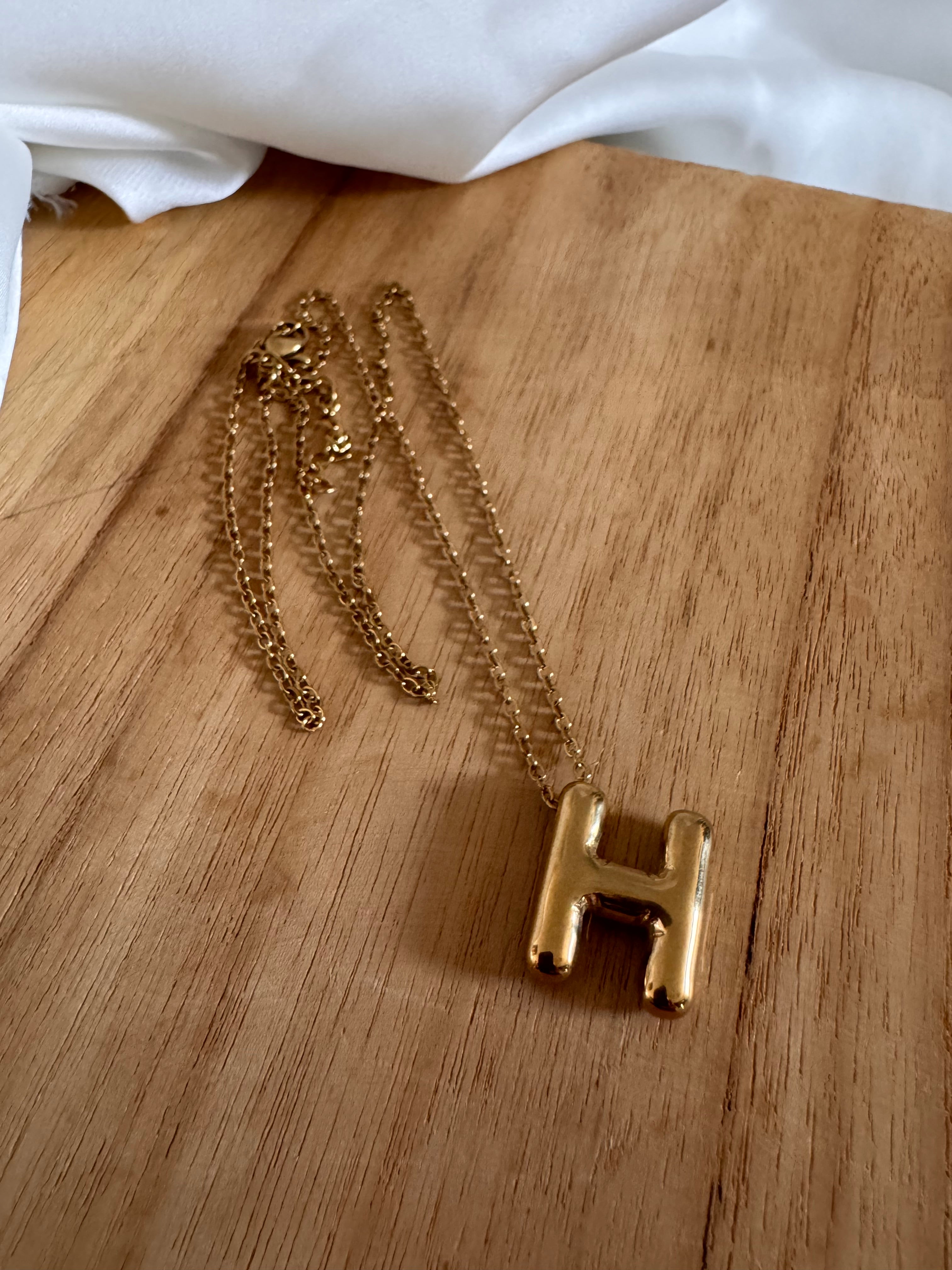 Collier Lettre Bulle