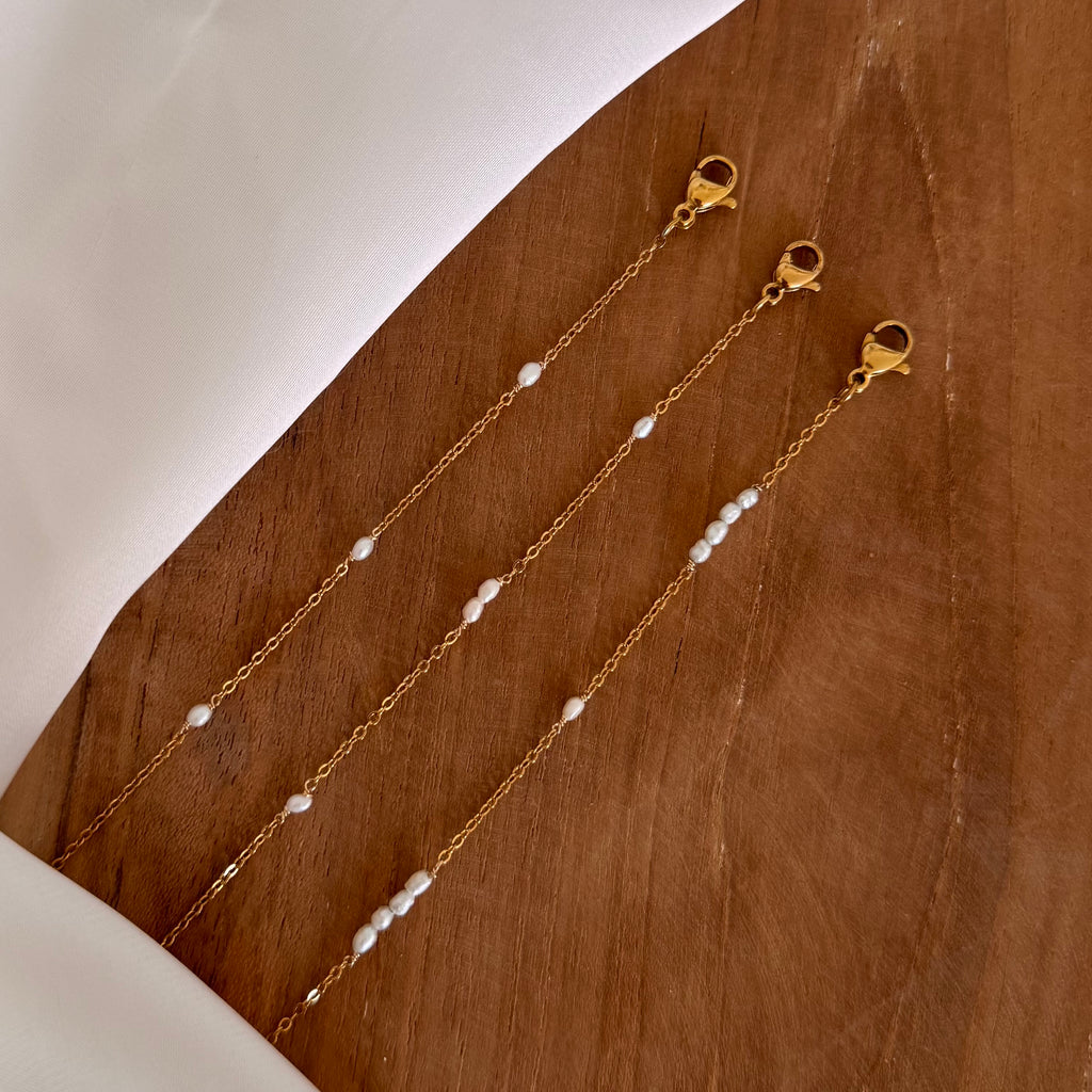 Bracelets perles de culture