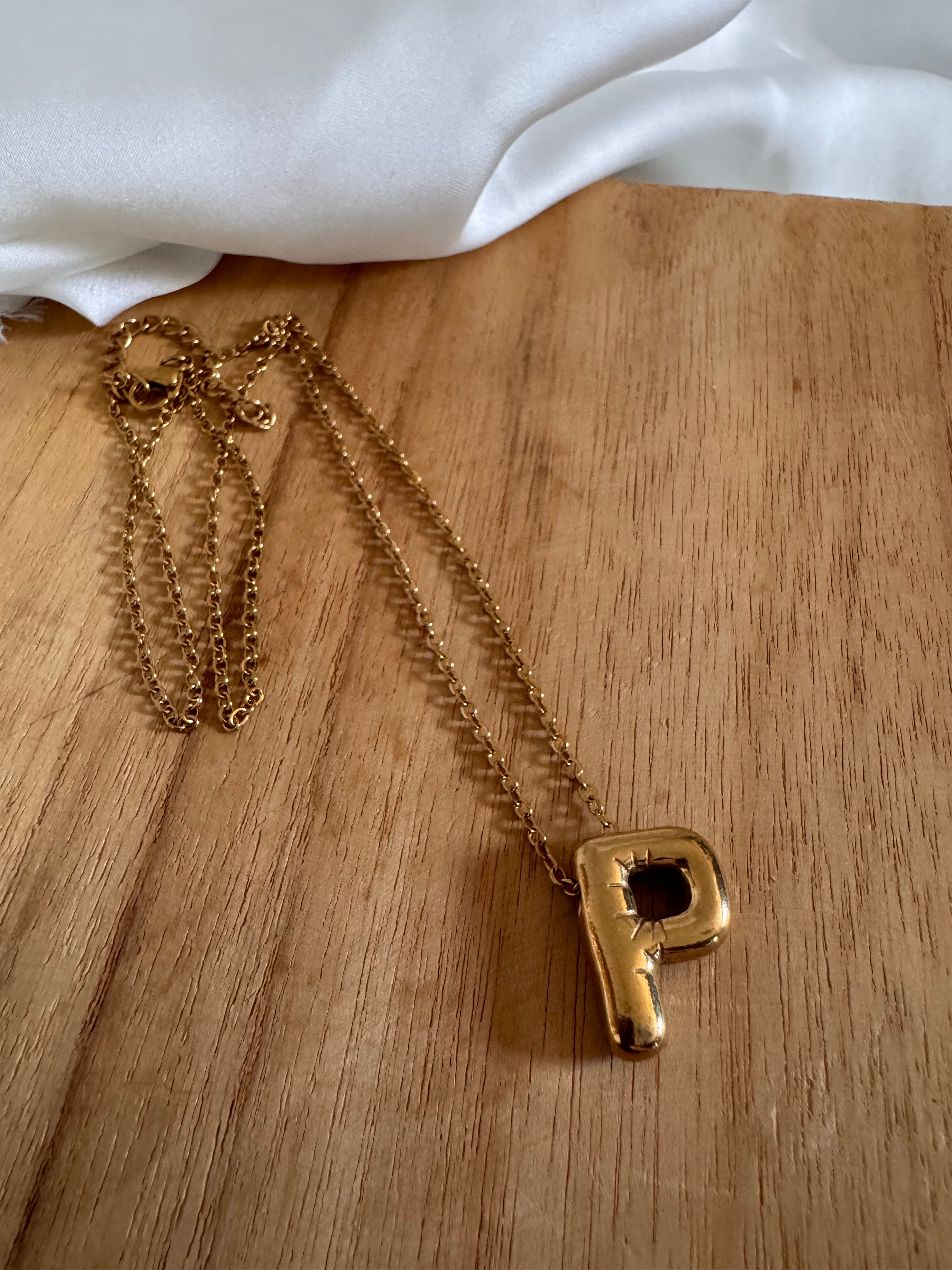 Collier Lettre Bulle