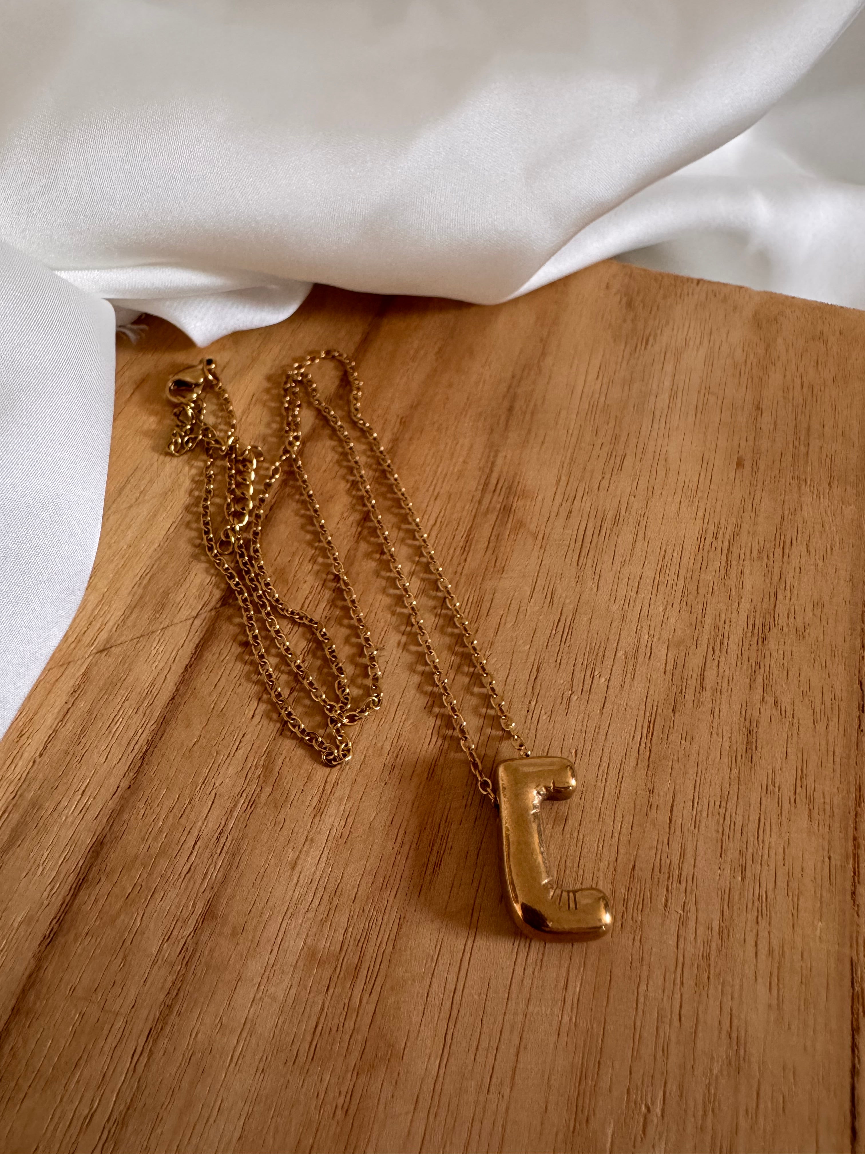 Collier Lettre Bulle