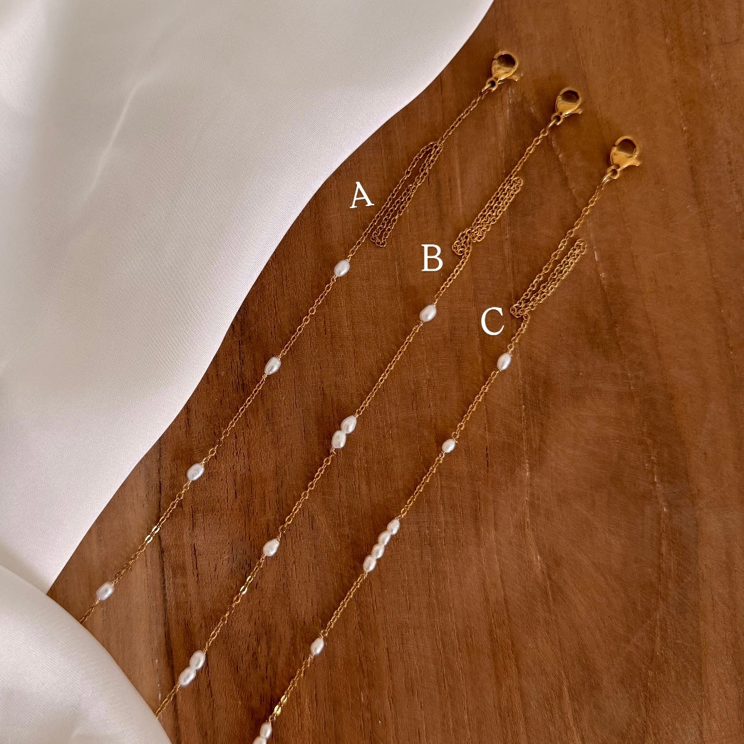 Colliers perles de culture