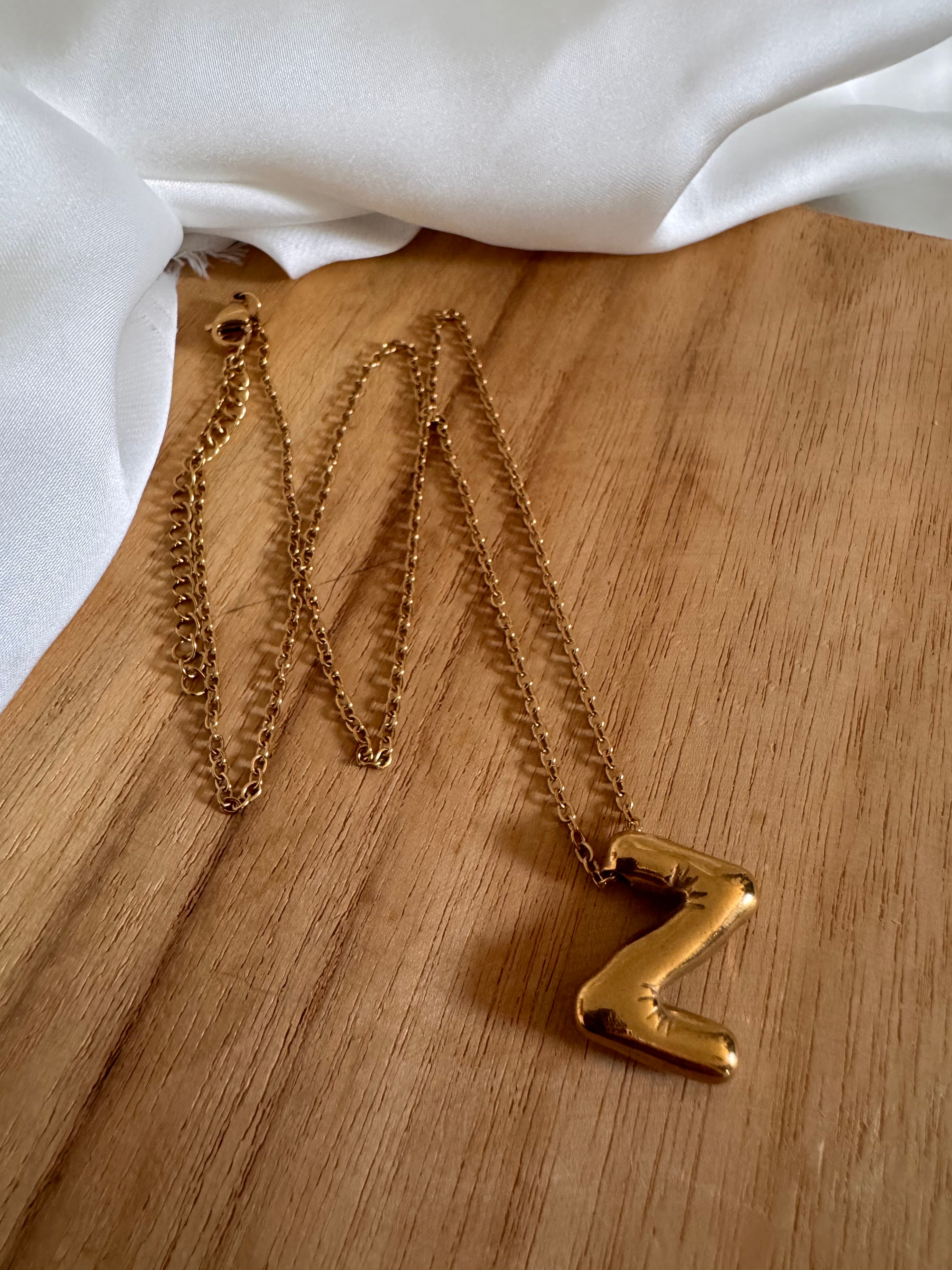 Collier Lettre Bulle