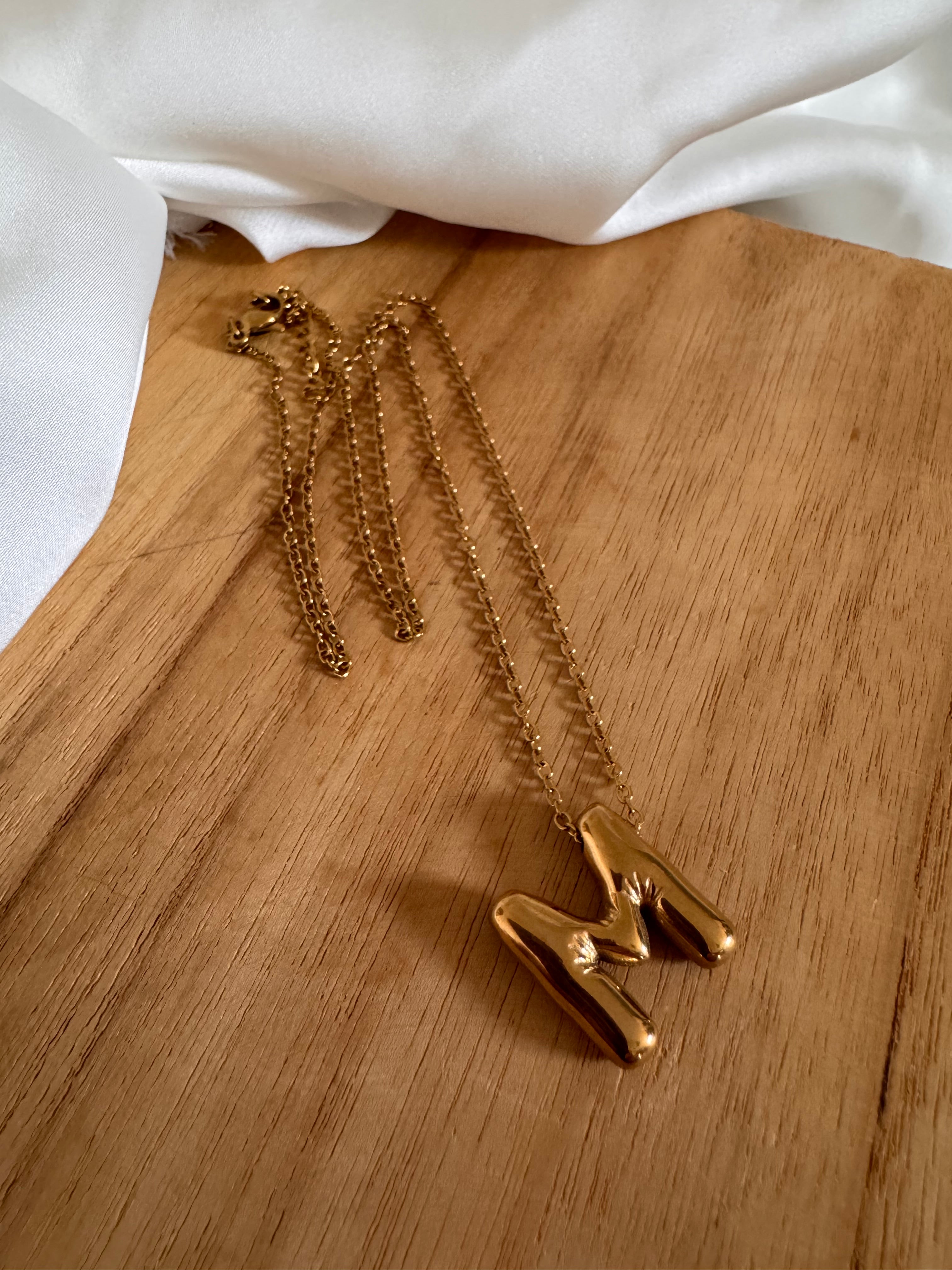 Collier Lettre Bulle
