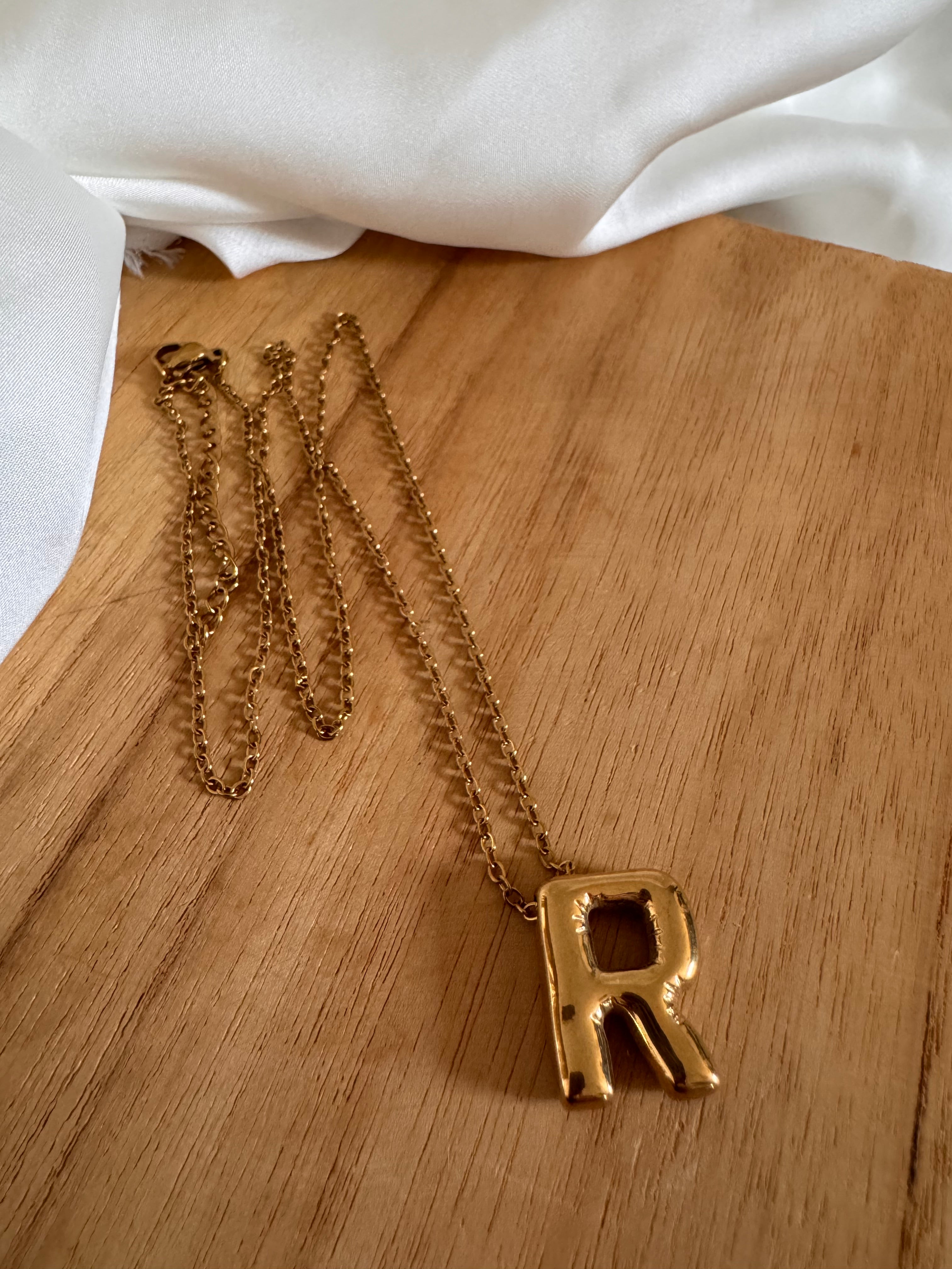 Collier Lettre Bulle