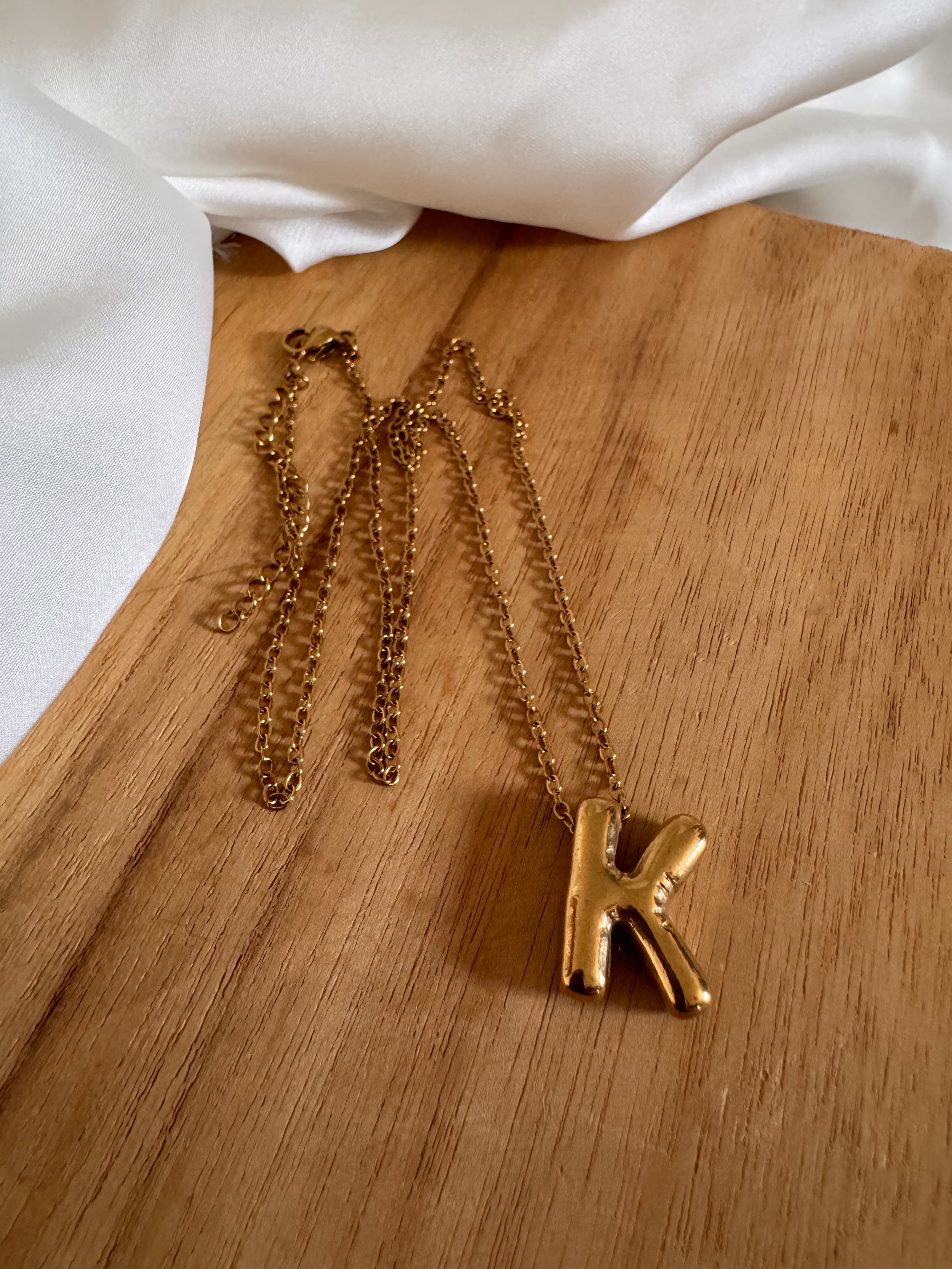 Collier Lettre Bulle