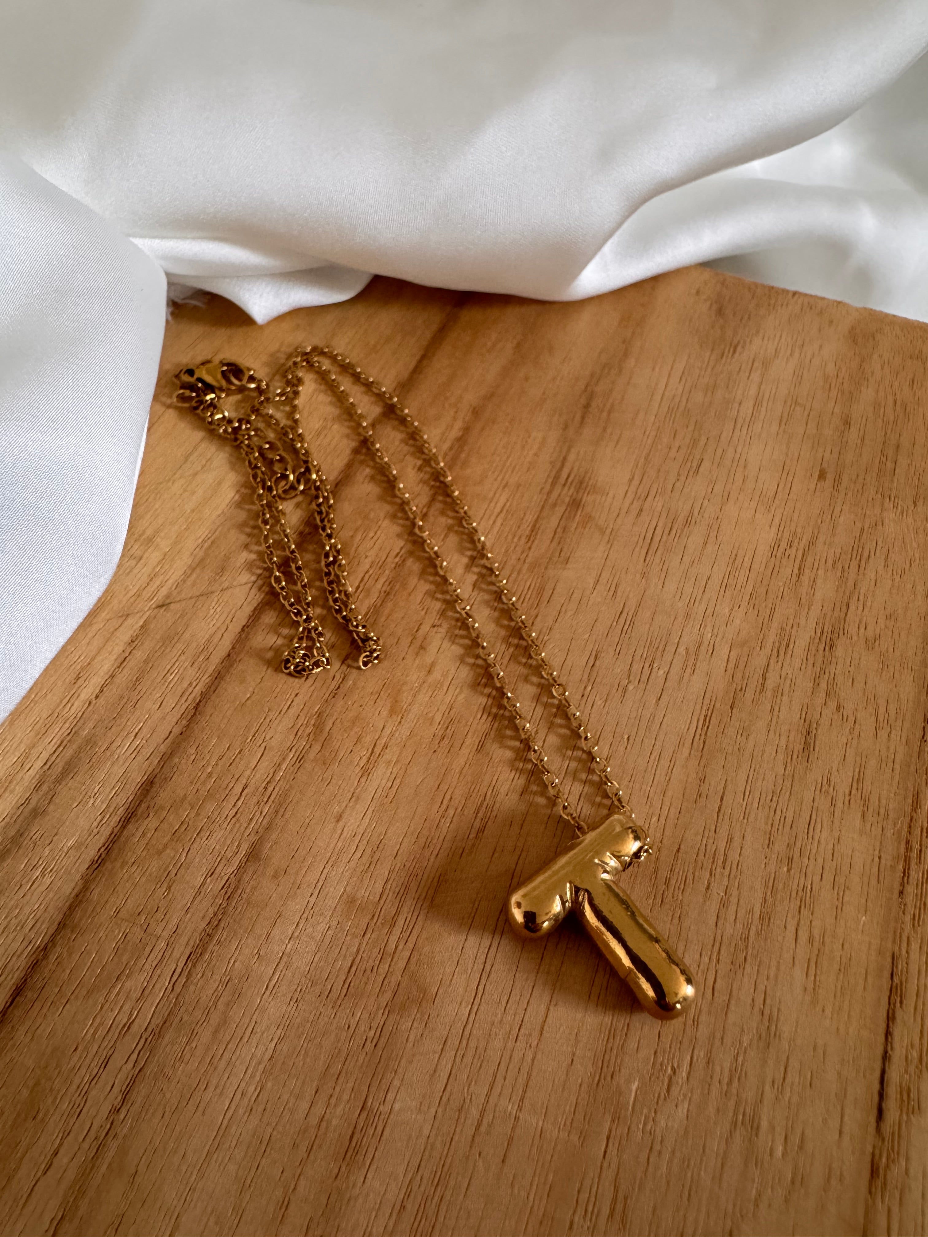 Collier Lettre Bulle