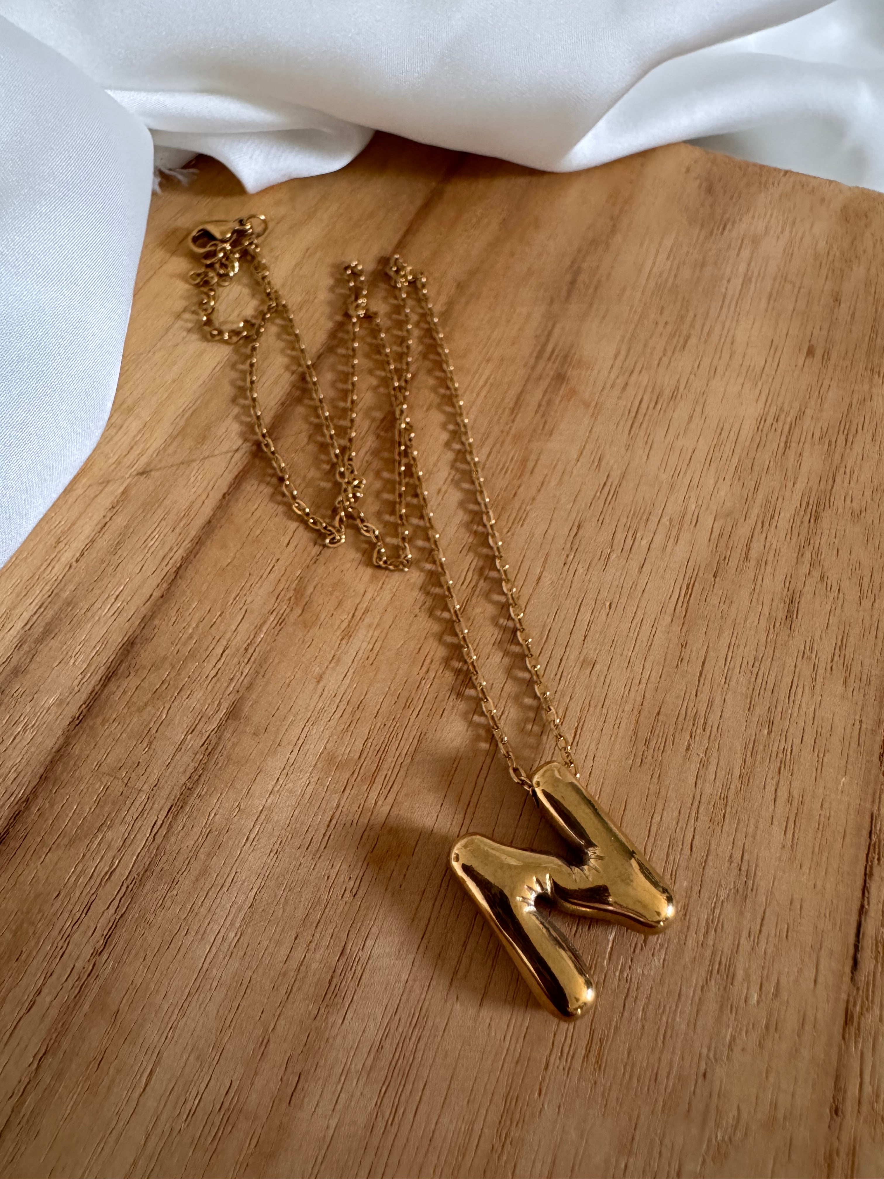 Collier Lettre Bulle