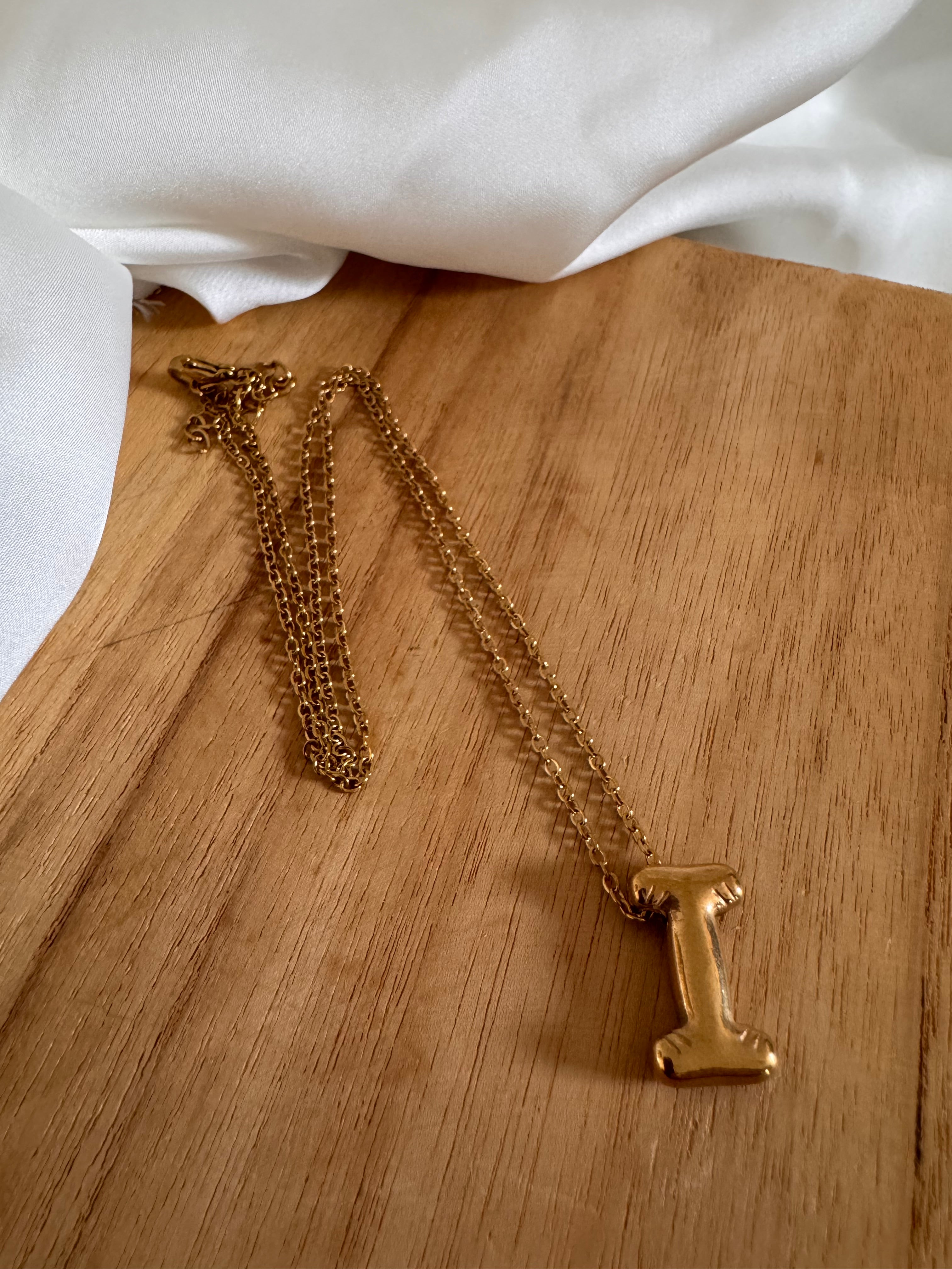 Collier Lettre Bulle
