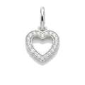 Charm's coeur argenté